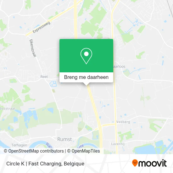 Circle K | Fast Charging kaart