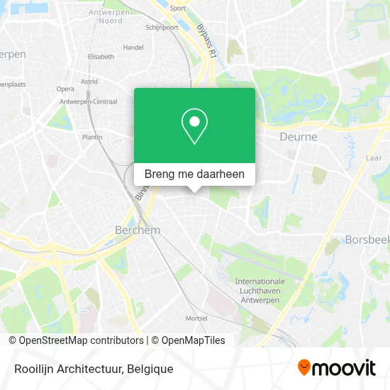 Rooilijn Architectuur kaart