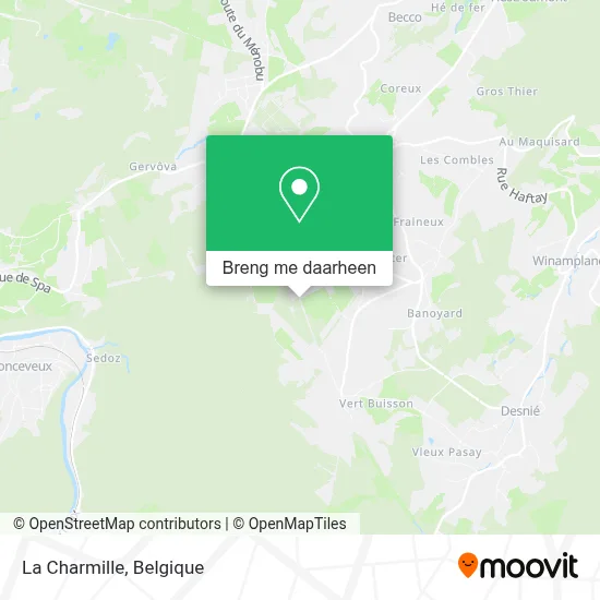 La Charmille kaart
