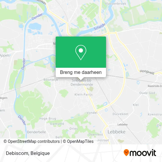 Debiscom kaart