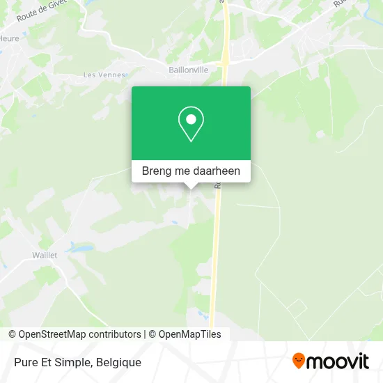 Pure Et Simple kaart