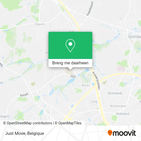 Just Move kaart