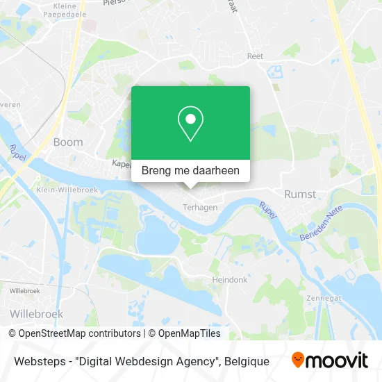 Websteps - "Digital Webdesign Agency" kaart