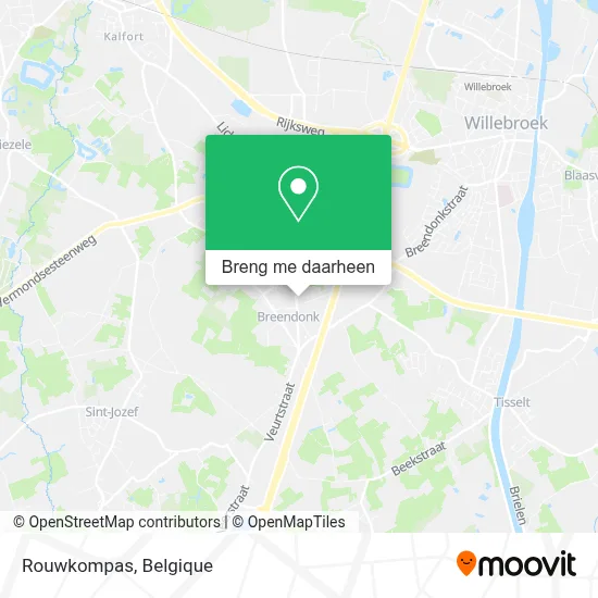 Rouwkompas kaart