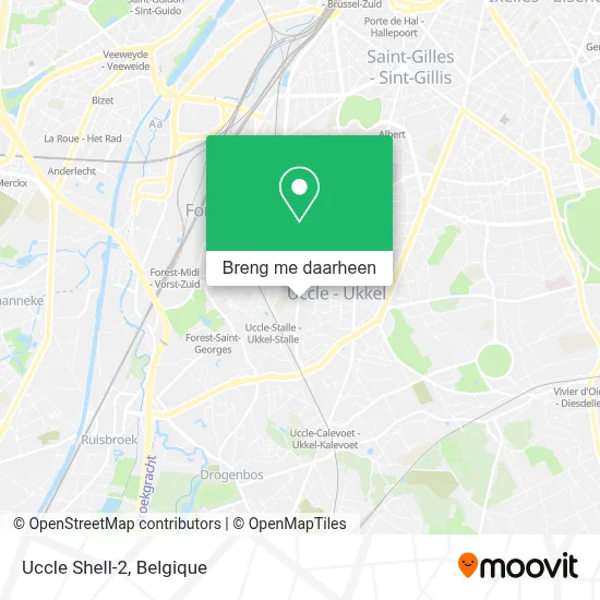 Uccle Shell-2 kaart