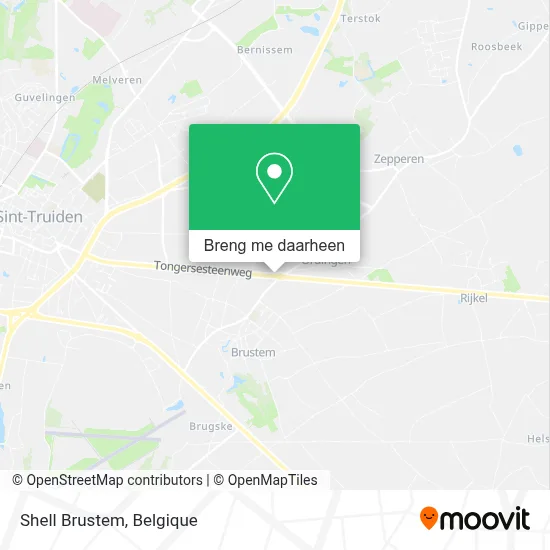 Shell Brustem kaart