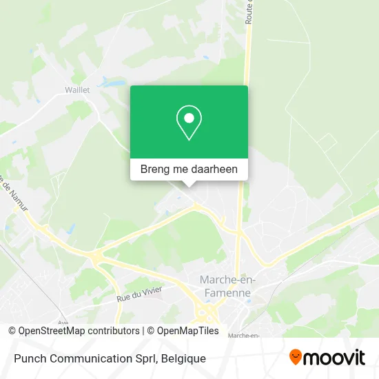 Punch Communication Sprl kaart