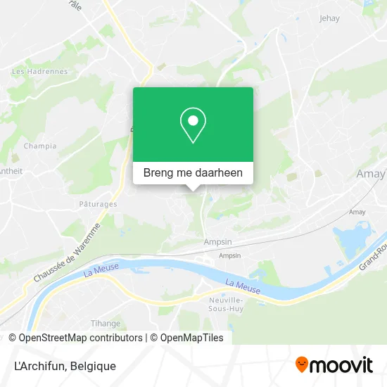 L'Archifun kaart