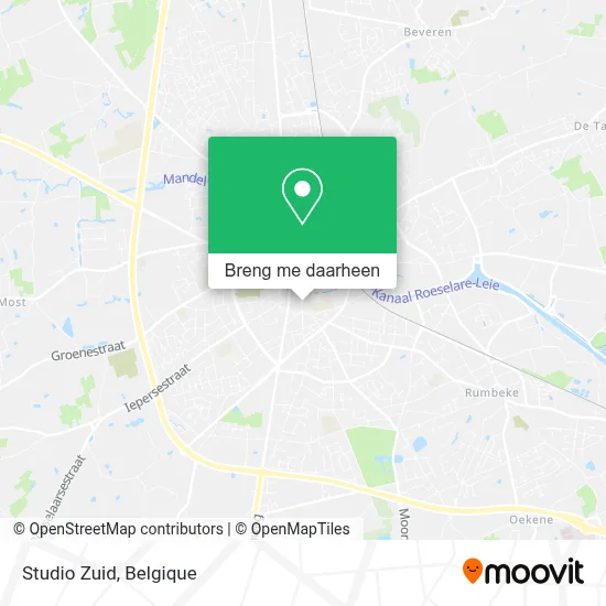 Studio Zuid kaart