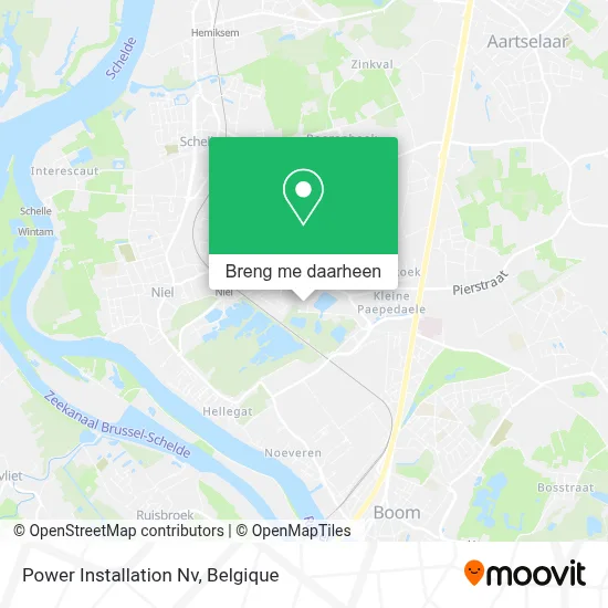 Power Installation Nv kaart