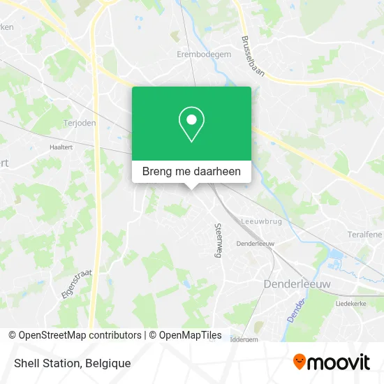 Shell Station kaart
