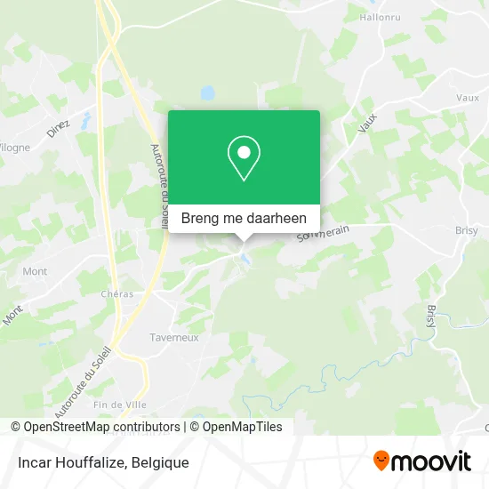 Incar Houffalize kaart