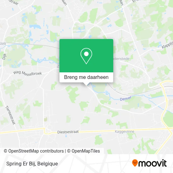 Spring Er Bij kaart
