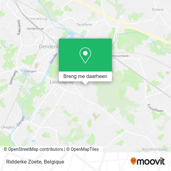 Ridderke Zoete kaart