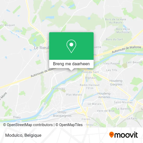 Modulco kaart