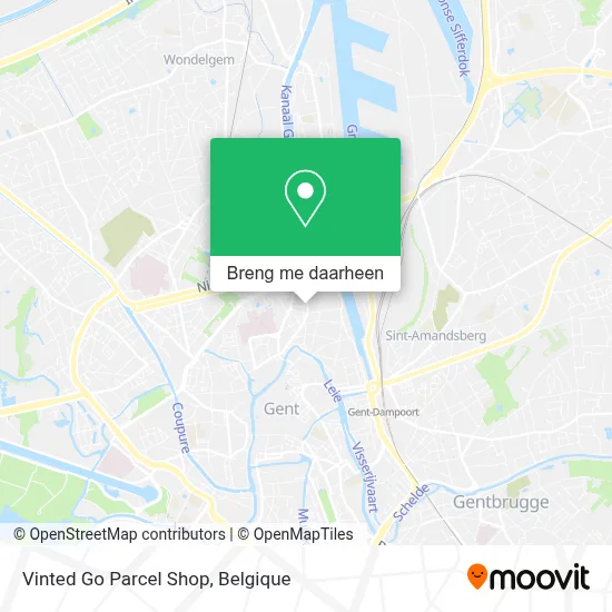 Vinted Go Parcel Shop kaart