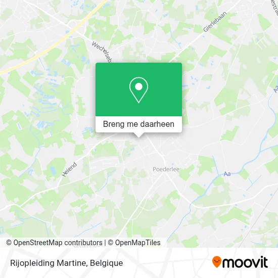 Rijopleiding Martine kaart