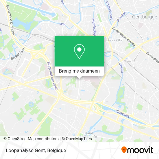 Loopanalyse Gent kaart