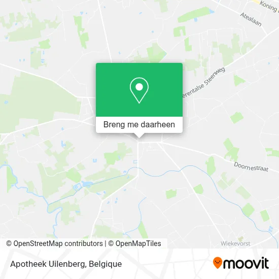 Apotheek Uilenberg kaart