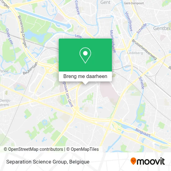 Separation Science Group kaart