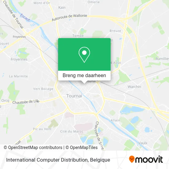 International Computer Distribution kaart