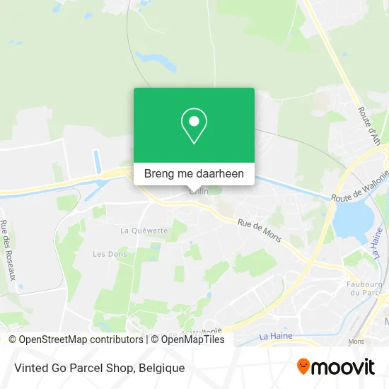 Vinted Go Parcel Shop kaart