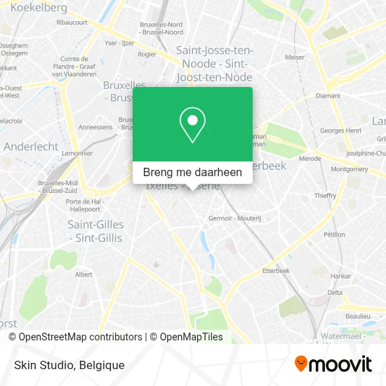 Skin Studio kaart