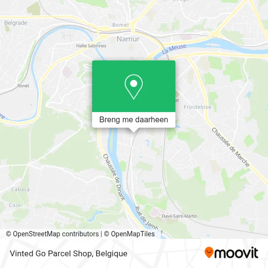 Vinted Go Parcel Shop kaart