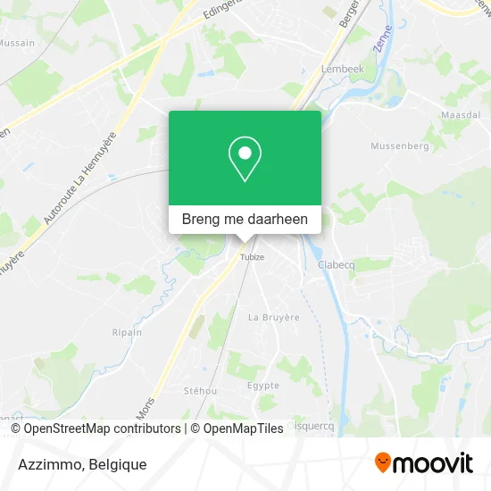 Azzimmo kaart
