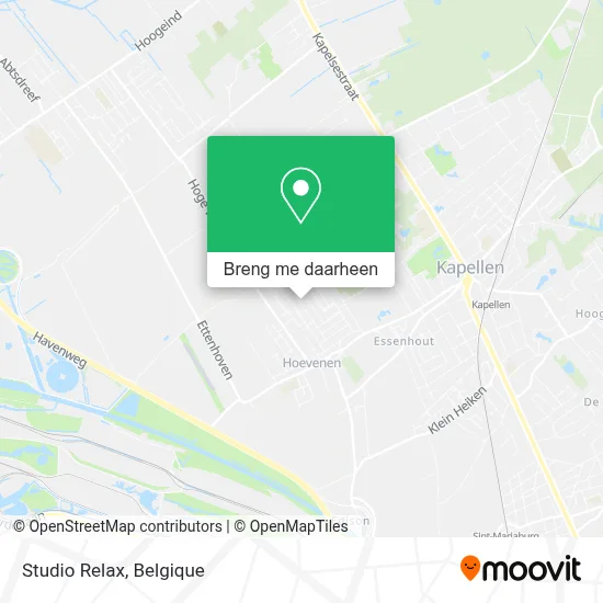 Studio Relax kaart