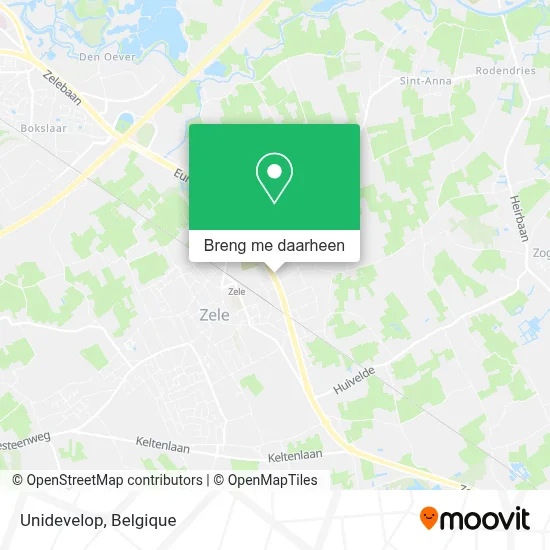 Unidevelop kaart