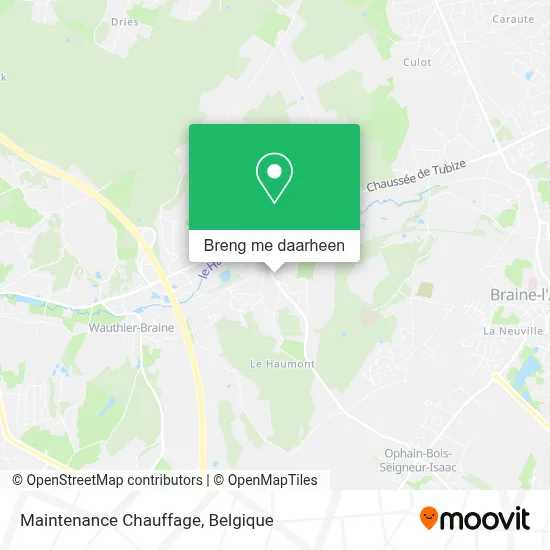 Maintenance Chauffage kaart