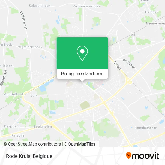 Rode Kruis kaart