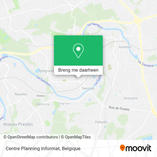 Centre Planning Informat kaart