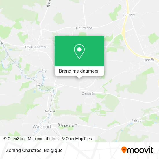 Zoning Chastres kaart
