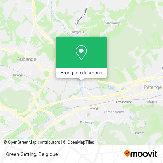Green-Setting kaart