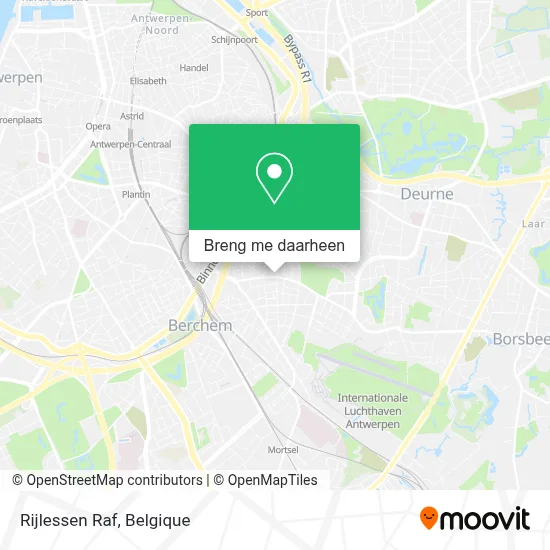 Rijlessen Raf kaart