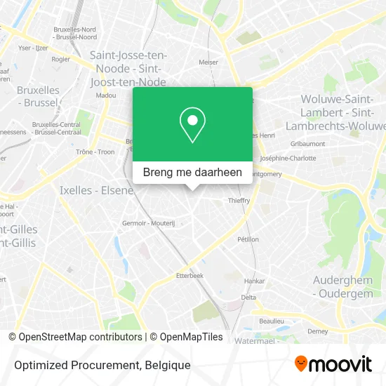 Optimized Procurement kaart