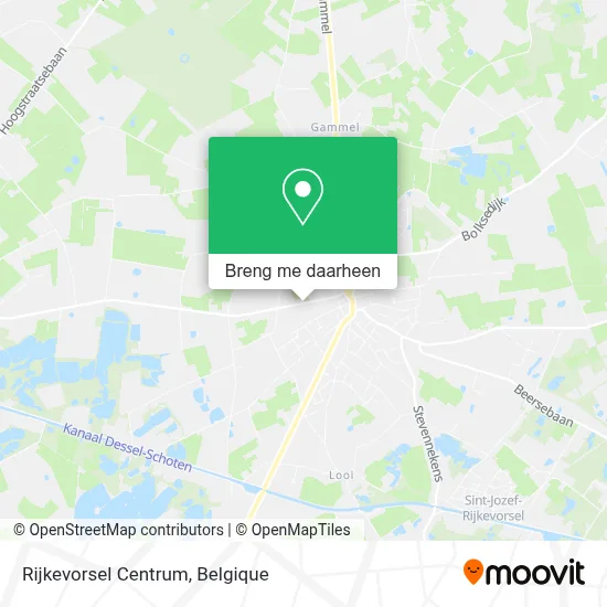Rijkevorsel Centrum kaart