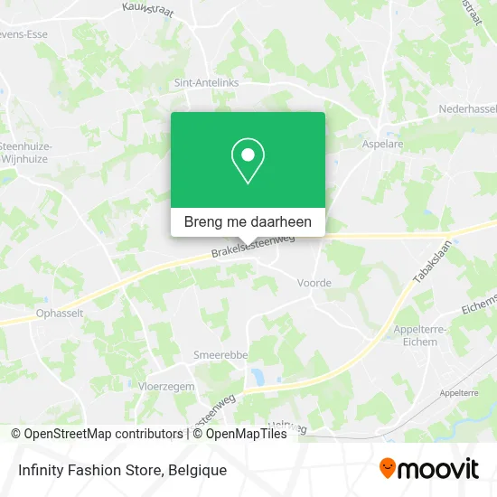 Infinity Fashion Store kaart
