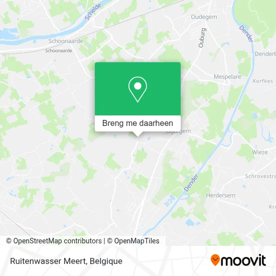Ruitenwasser Meert kaart