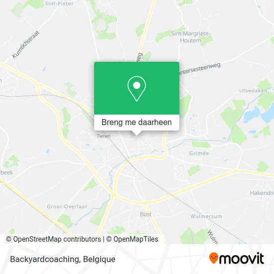 Backyardcoaching kaart