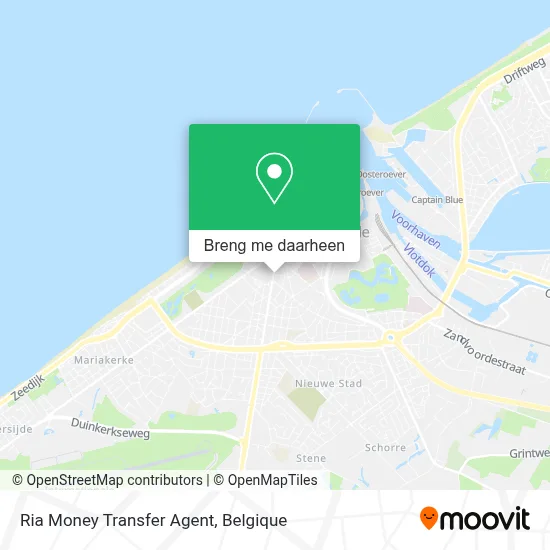 Ria Money Transfer Agent kaart