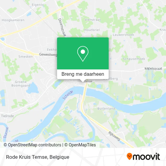 Rode Kruis Temse kaart