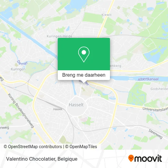 Valentino Chocolatier kaart