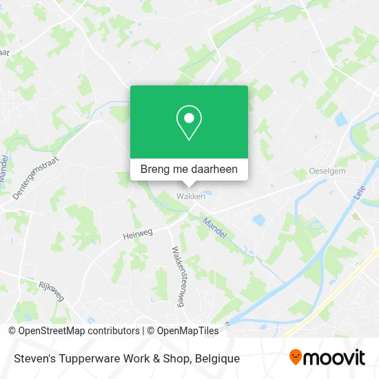 Steven's Tupperware Work & Shop kaart