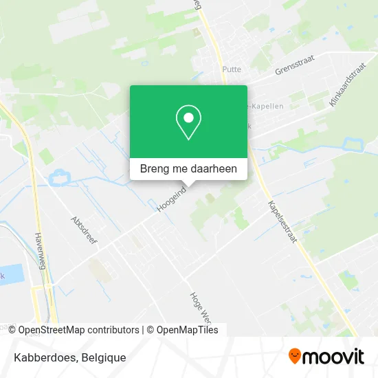 Kabberdoes kaart
