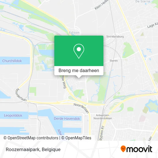 Roozemaaipark kaart