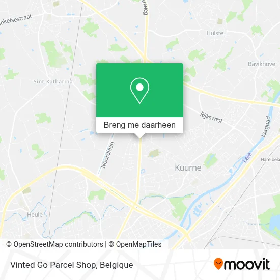 Vinted Go Parcel Shop kaart