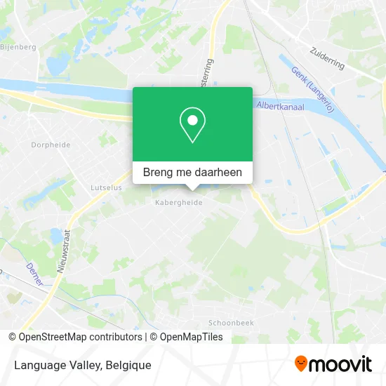 Language Valley kaart